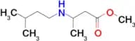 methyl 3-[(3-methylbutyl)amino]butanoate