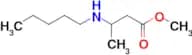 methyl 3-(pentylamino)butanoate