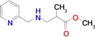 methyl 2-methyl-3-{[(pyridin-2-yl)methyl]amino}propanoate