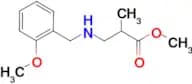 methyl 3-{[(2-methoxyphenyl)methyl]amino}-2-methylpropanoate