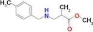 methyl 2-methyl-3-{[(4-methylphenyl)methyl]amino}propanoate