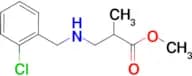 methyl 3-{[(2-chlorophenyl)methyl]amino}-2-methylpropanoate