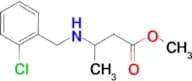 methyl 3-{[(2-chlorophenyl)methyl]amino}butanoate