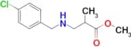 methyl 3-{[(4-chlorophenyl)methyl]amino}-2-methylpropanoate