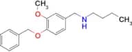 {[4-(benzyloxy)-3-methoxyphenyl]methyl}(butyl)amine