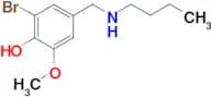 2-bromo-4-[(butylamino)methyl]-6-methoxyphenol