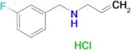 [(3-fluorophenyl)methyl](prop-2-en-1-yl)amine hydrochloride