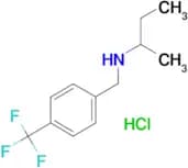 (butan-2-yl)({[4-(trifluoromethyl)phenyl]methyl})amine hydrochloride