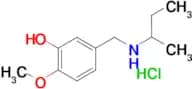5-{[(butan-2-yl)amino]methyl}-2-methoxyphenol hydrochloride