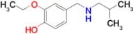 2-ethoxy-4-{[(2-methylpropyl)amino]methyl}phenol