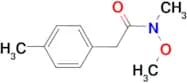 N-methoxy-N-methyl-2-(4-methylphenyl)acetamide