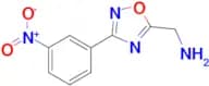 [3-(3-nitrophenyl)-1,2,4-oxadiazol-5-yl]methanamine
