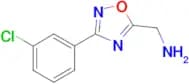 [3-(3-chlorophenyl)-1,2,4-oxadiazol-5-yl]methanamine