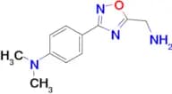 4-[5-(aminomethyl)-1,2,4-oxadiazol-3-yl]-N,N-dimethylaniline