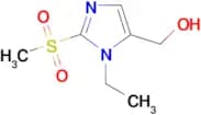 (1-ethyl-2-methanesulfonyl-1H-imidazol-5-yl)methanol