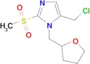 5-(chloromethyl)-2-methanesulfonyl-1-[(oxolan-2-yl)methyl]-1H-imidazole