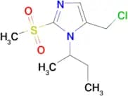 1-(butan-2-yl)-5-(chloromethyl)-2-methanesulfonyl-1H-imidazole
