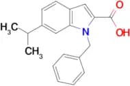 1-benzyl-6-(propan-2-yl)-1H-indole-2-carboxylic acid
