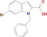 1-benzyl-6-bromo-1H-indole-2-carboxylic acid