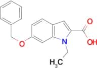 6-(benzyloxy)-1-ethyl-1H-indole-2-carboxylic acid