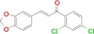 (2E)-3-(2H-1,3-benzodioxol-5-yl)-1-(2,4-dichlorophenyl)prop-2-en-1-one
