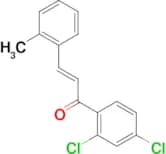(2E)-1-(2,4-dichlorophenyl)-3-(2-methylphenyl)prop-2-en-1-one