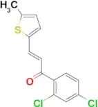 (2E)-1-(2,4-dichlorophenyl)-3-(5-methylthiophen-2-yl)prop-2-en-1-one