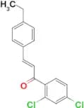 (2E)-1-(2,4-dichlorophenyl)-3-(4-ethylphenyl)prop-2-en-1-one