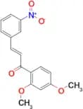 (2E)-1-(2,4-dimethoxyphenyl)-3-(3-nitrophenyl)prop-2-en-1-one