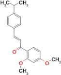 (2E)-1-(2,4-dimethoxyphenyl)-3-[4-(propan-2-yl)phenyl]prop-2-en-1-one