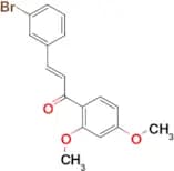 (2E)-3-(3-bromophenyl)-1-(2,4-dimethoxyphenyl)prop-2-en-1-one