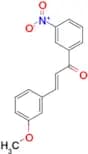 (2E)-3-(3-methoxyphenyl)-1-(3-nitrophenyl)prop-2-en-1-one