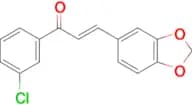 (2E)-3-(2H-1,3-benzodioxol-5-yl)-1-(3-chlorophenyl)prop-2-en-1-one