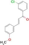 (2E)-1-(3-chlorophenyl)-3-(3-methoxyphenyl)prop-2-en-1-one