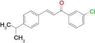 (2E)-1-(3-chlorophenyl)-3-[4-(propan-2-yl)phenyl]prop-2-en-1-one