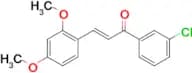 (2E)-1-(3-chlorophenyl)-3-(2,4-dimethoxyphenyl)prop-2-en-1-one