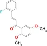 (2E)-1-(2,5-dimethoxyphenyl)-3-(2-fluorophenyl)prop-2-en-1-one