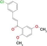 (2E)-3-(3-chlorophenyl)-1-(2,5-dimethoxyphenyl)prop-2-en-1-one