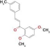(2E)-1-(2,5-dimethoxyphenyl)-3-(3-methylphenyl)prop-2-en-1-one