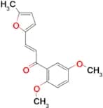 (2E)-1-(2,5-dimethoxyphenyl)-3-(5-methylfuran-2-yl)prop-2-en-1-one
