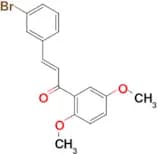 (2E)-3-(3-bromophenyl)-1-(2,5-dimethoxyphenyl)prop-2-en-1-one
