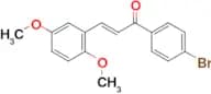 (2E)-1-(4-bromophenyl)-3-(2,5-dimethoxyphenyl)prop-2-en-1-one