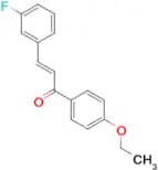 (2E)-1-(4-ethoxyphenyl)-3-(3-fluorophenyl)prop-2-en-1-one