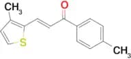 (2E)-1-(4-methylphenyl)-3-(3-methylthiophen-2-yl)prop-2-en-1-one