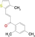 (2E)-1-(2,4-dimethylphenyl)-3-(3-methylthiophen-2-yl)prop-2-en-1-one