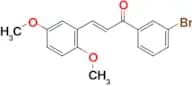 (2E)-1-(3-bromophenyl)-3-(2,5-dimethoxyphenyl)prop-2-en-1-one
