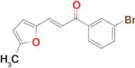 (2E)-1-(3-bromophenyl)-3-(5-methylfuran-2-yl)prop-2-en-1-one