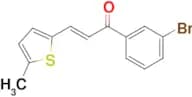 (2E)-1-(3-bromophenyl)-3-(5-methylthiophen-2-yl)prop-2-en-1-one