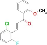 (2E)-3-(2-chloro-6-fluorophenyl)-1-(2-methoxyphenyl)prop-2-en-1-one
