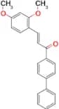 (2E)-1-{[1,1'-biphenyl]-4-yl}-3-(2,4-dimethoxyphenyl)prop-2-en-1-one